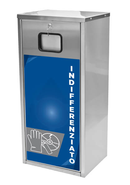 Nerezový odpadkový koš