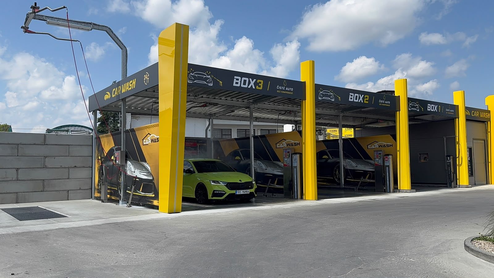 Samoobslužné mycí centrum CAR WASH Tachov